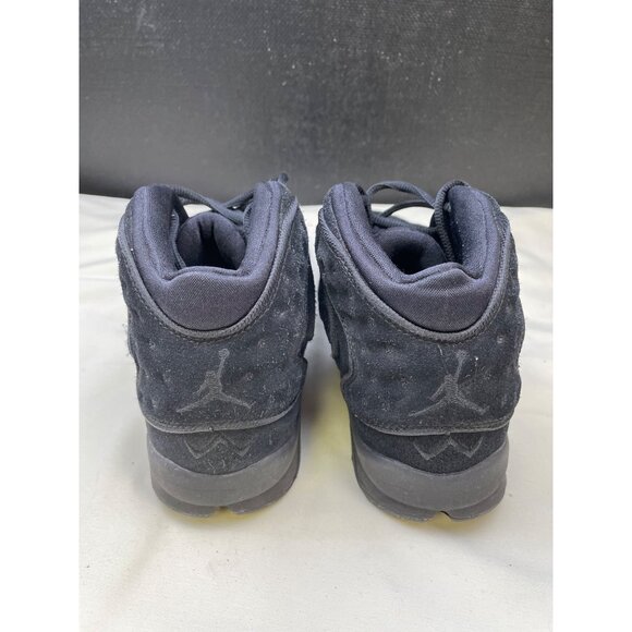 Jordan Womens Black Metallic Gold Sneakers Shoes Size 10 SKU 6810 - Picture 5 of 9